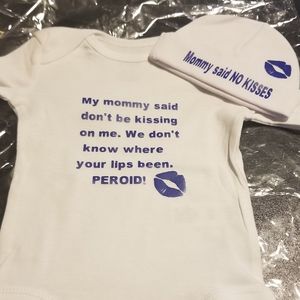 Baby onesie and hat